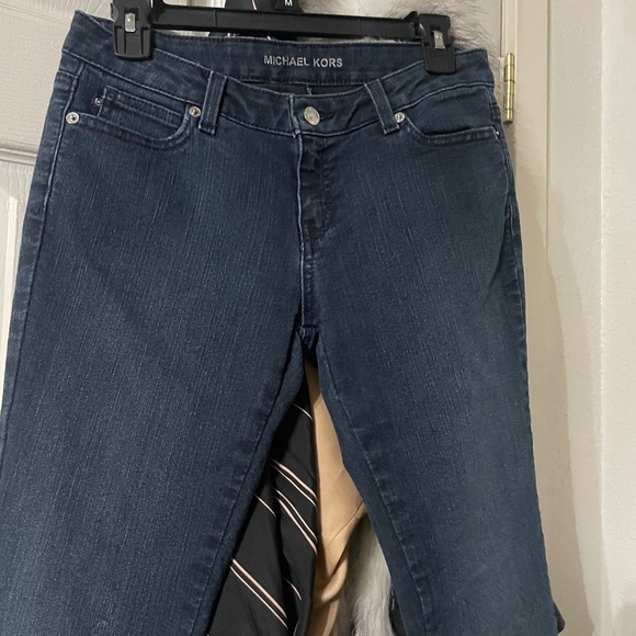Michael Kors Slim Stretch Low Rise Jeans Size 4 - Picture 2 of 11